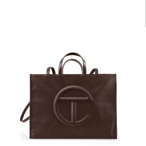 Perfect unused condition, chocolate brown Telfar bag.